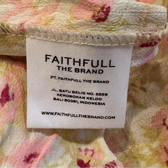 Faithfull Saint Tropez Midi Dreas in Adele Floral Print - Size 6 - Picture 6 of 7